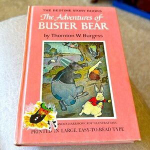 The Adventures of Buster Bear Bedtime Story Books - Thornton Burgess GUC 1941